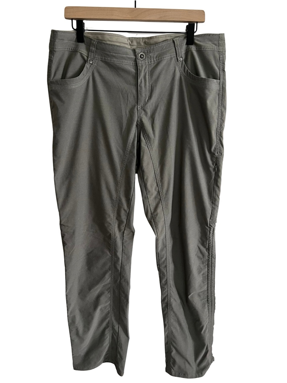 Kuhl TREKR Hiking Pants Womens 14 Gray Outdoor Cinch Leg